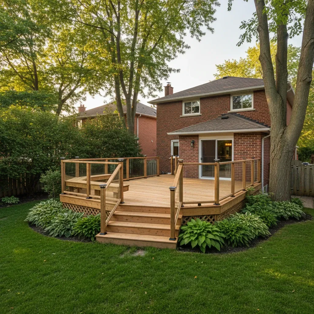 Professional Deck builder by Signature Landscaping Oshawa in Oshawa